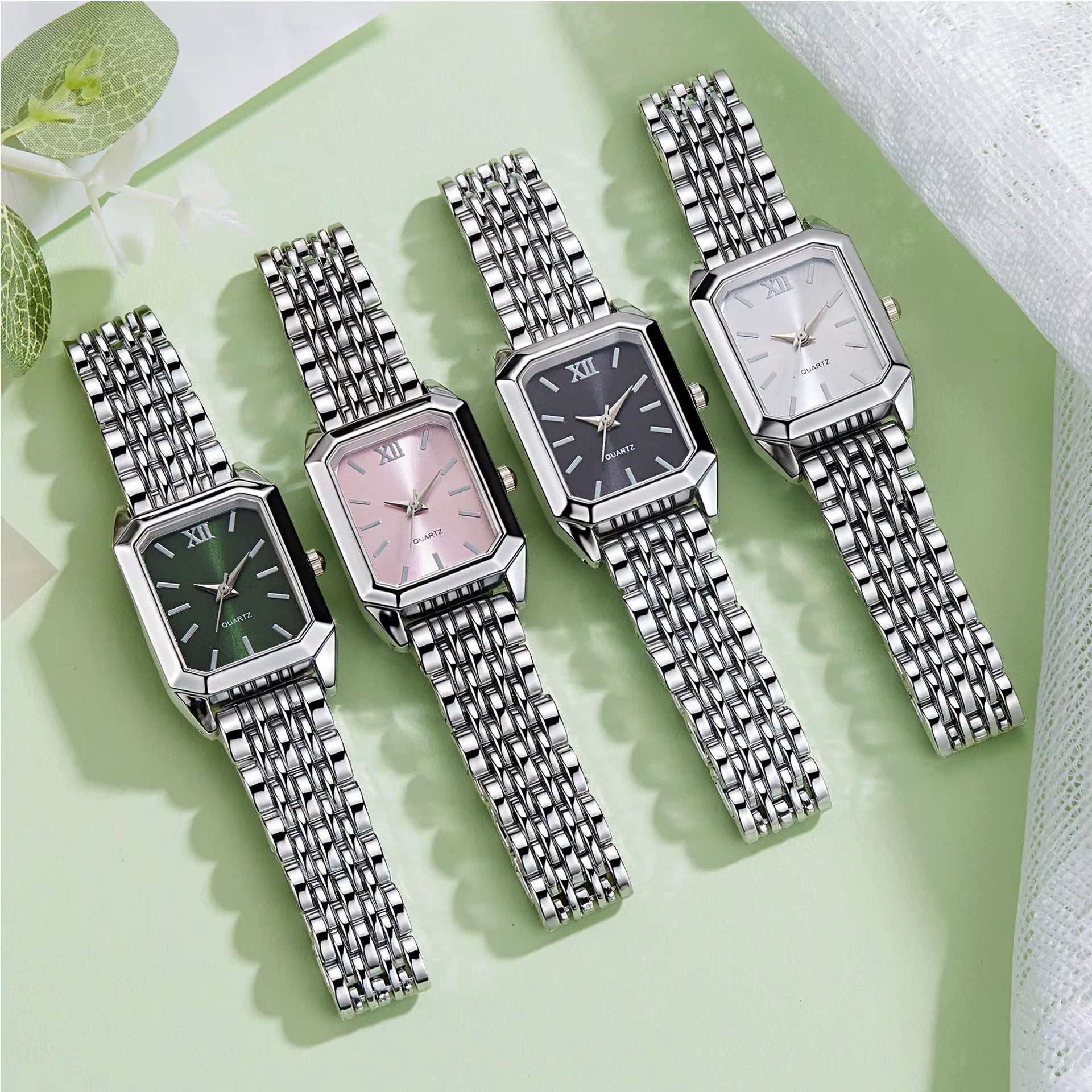 Elevate Your Style with the Light Luxury Steel Strip Square Quartz Watch for Women - Perfect Blend of Elegance and Fashion